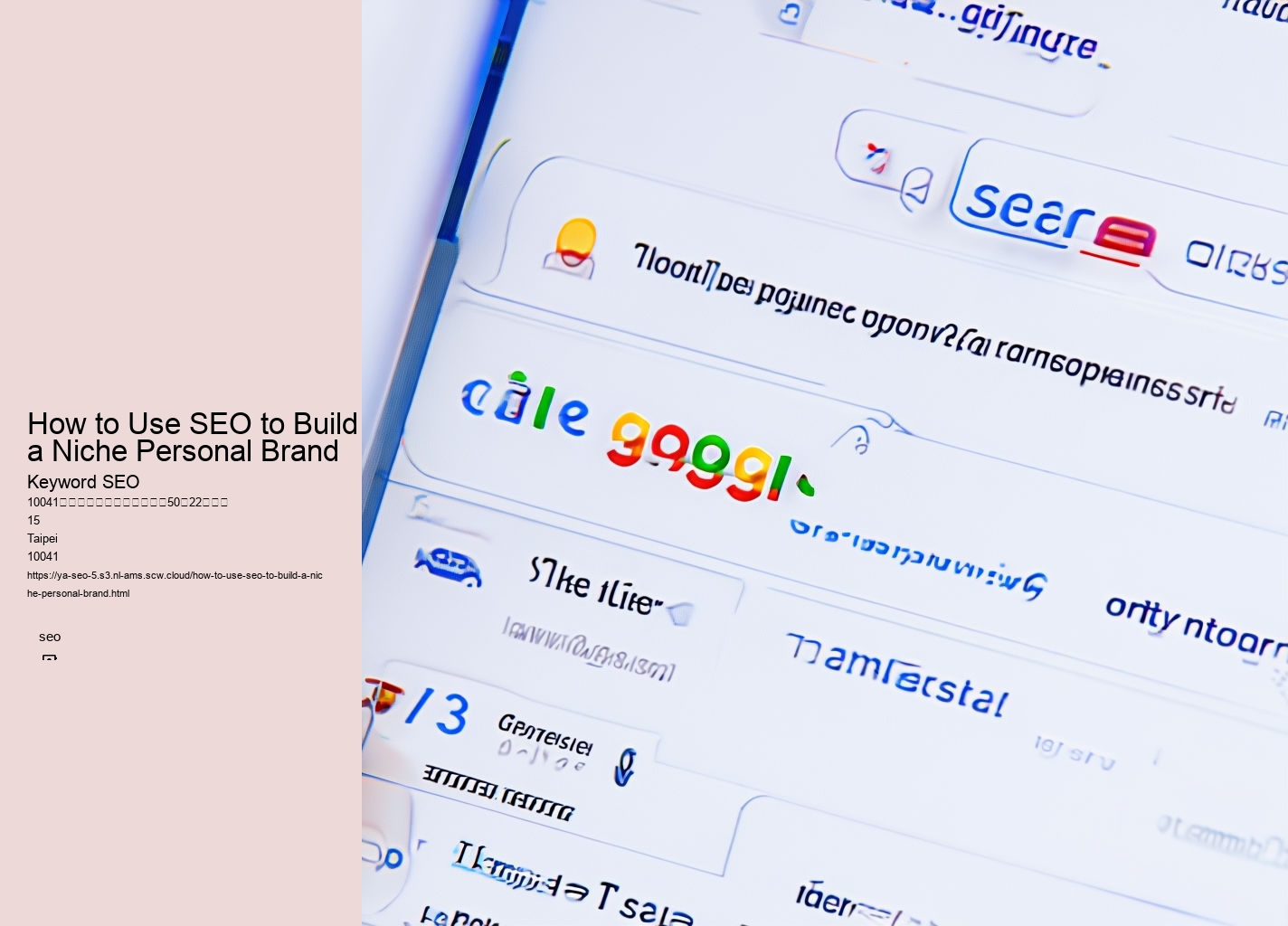 How to Use SEO to Build a Niche Personal Brand
